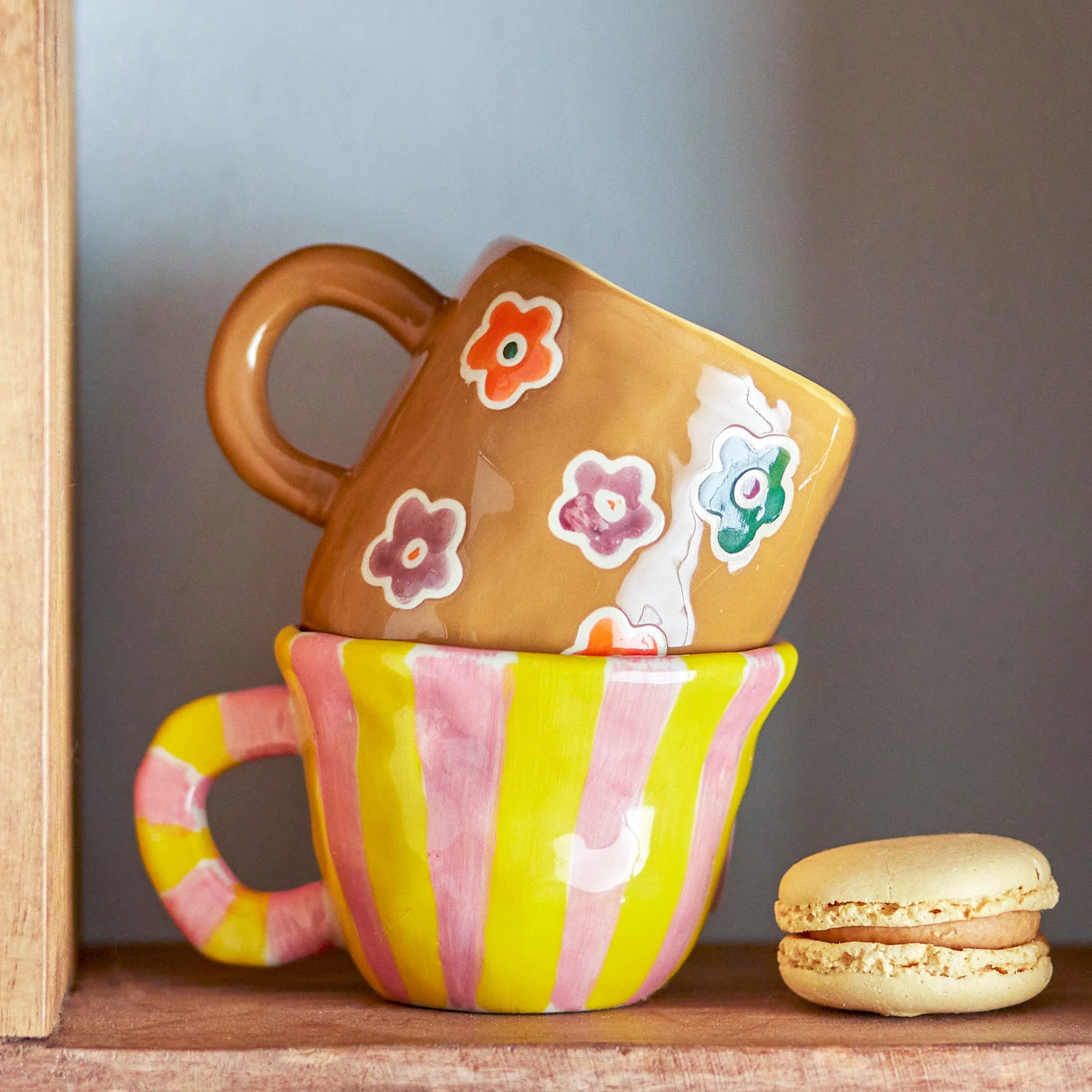 Bloomingville Striped Nini Espresso Mug in Two Colours - Image 7