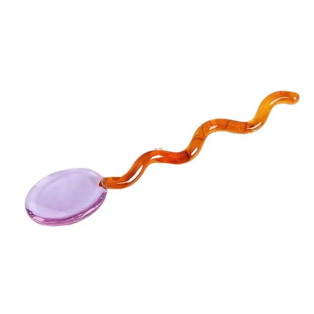 Ivore Group Coloured Glass Stirring Spoons in Various Colours - Image 8