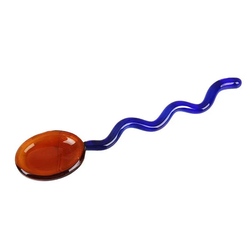Ivore Group Coloured Glass Stirring Spoons in Various Colours - Image 9
