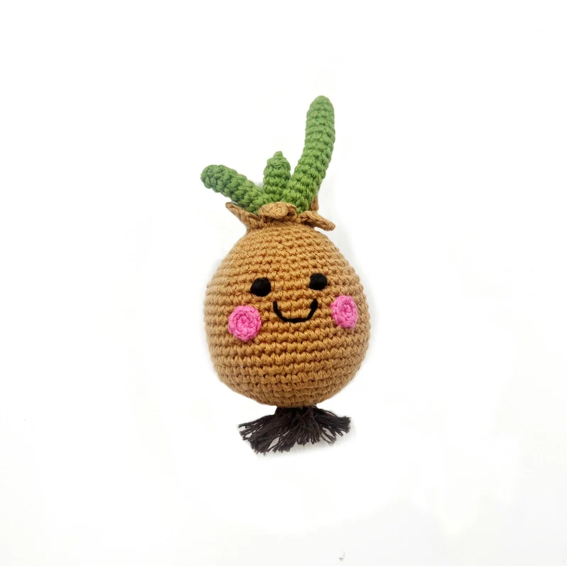 Crochet Baby Rattle Food in Various - Image 8