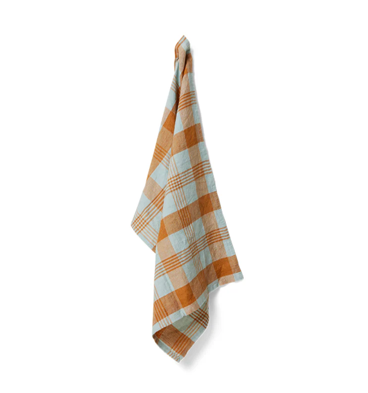 HKLIVING Vida Check Tea Towels in Various Colours - Image 4
