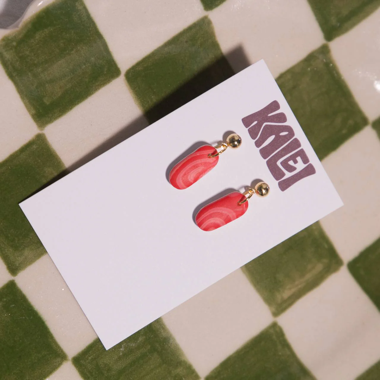 Kalei Zero Waste Polymer Clay Dangles - Image 9