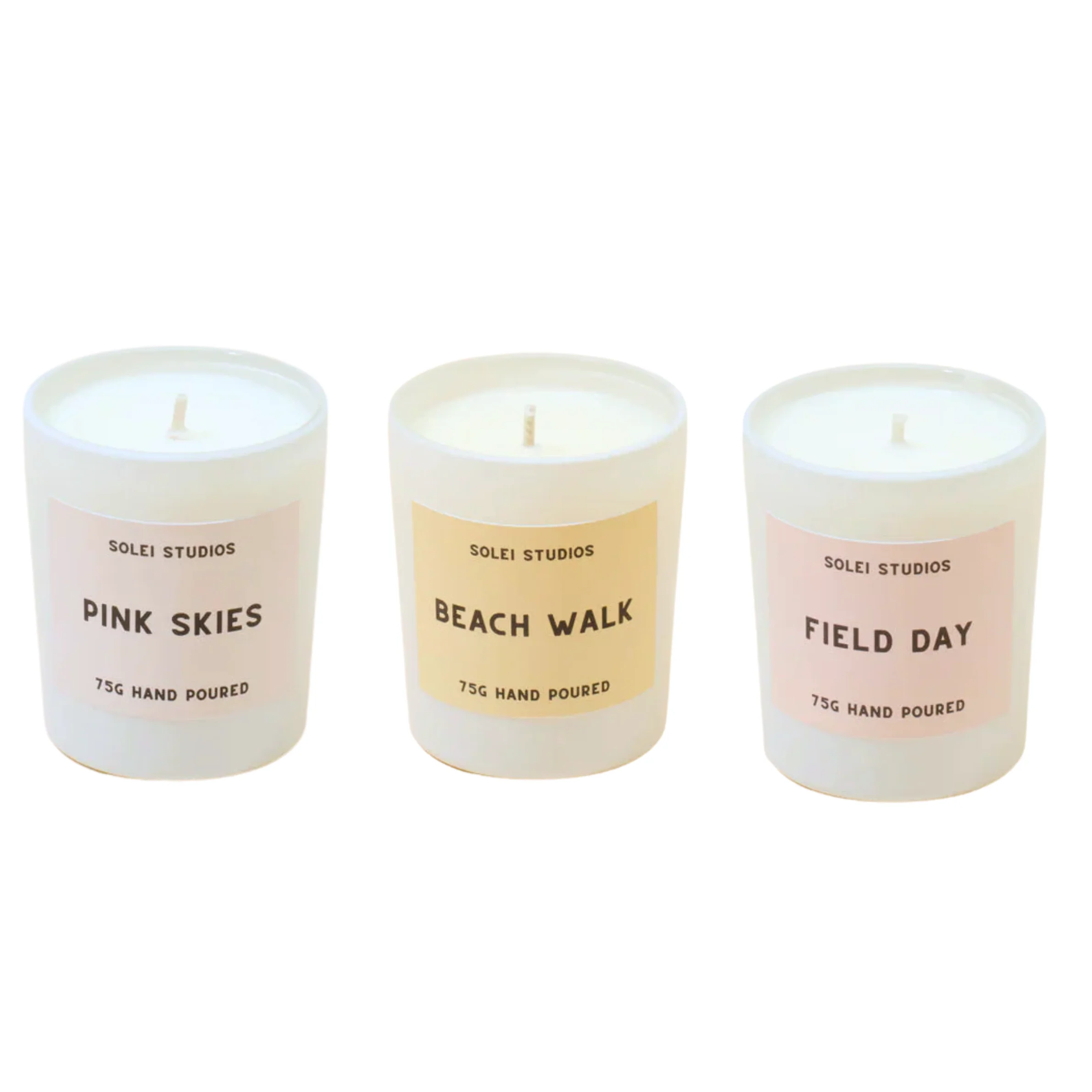 Solei Studios 100% Soy Wax Mini Jar Candles in Various Scents - Image 8