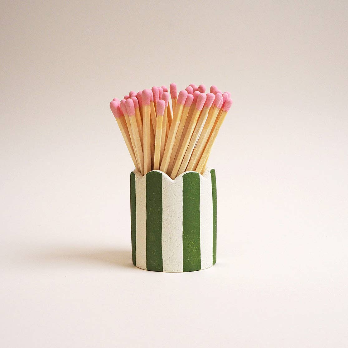 Hello Marilu Stripy Match Stick Holders in Various Colours - Image 10